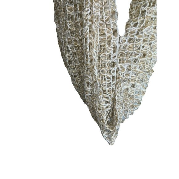 Steve Madden Loose Weave Infinity Scarf (Camel) Retail $44.00 - Picture 3 of 9